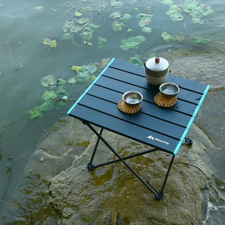 Mesa Dobrável em Liga de Alumínio para Exterior Mesa Dobrável Portátil para Camping Piquenique Mesa para Barbecue Pequena Mesa de Jantar, Pequena, Média, Grande