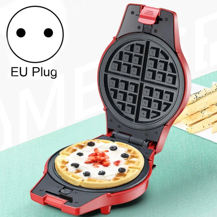Máquina Elétrica Multifuncional 3 em 1 para Pequeno-Almoço, Panela para Donuts, Sanduíches, Waffles e Pizza, Plugue UE