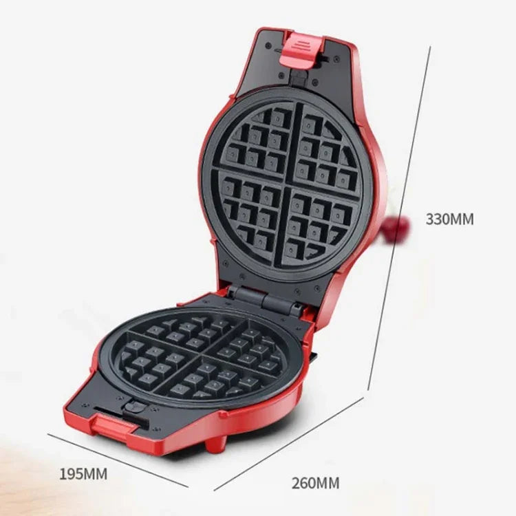 Máquina Elétrica Multifuncional 3 em 1 para Pequeno-Almoço, Panela para Donuts, Sanduíches, Waffles e Pizza, Plugue UE