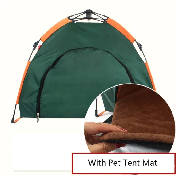 Tenda Exterior para Animais Casa Automática Dobrável para Gatos Canil Resistente à Chuva e Proteção Solar Canil Portátil para Carro Tenda para Cão de Carro