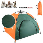 Tenda Exterior para Animais Casa Automática Dobrável para Gatos Canil Resistente à Chuva e Proteção Solar Canil Portátil para Carro Tenda para Cão de Carro