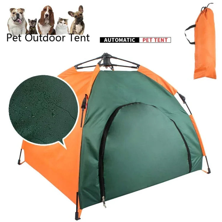 Tenda Exterior para Animais Casa Automática Dobrável para Gatos Canil Resistente à Chuva e Proteção Solar Canil Portátil para Carro Tenda para Cão de Carro