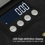 Balança Electrónica de Alta Precisão Mini Portátil para Joias e Medicamentos, 500g/0,1g, 100g/0,01g, 200g/0,01g, 300g/0,01g, 500g/0,01g, 1000g/0,1g