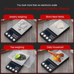 Balança Electrónica de Alta Precisão Mini Portátil para Joias e Medicamentos, 500g/0,1g, 100g/0,01g, 200g/0,01g, 300g/0,01g, 500g/0,01g, 1000g/0,1g