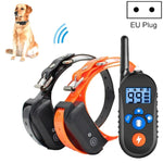 Coleira Impermeável Eletrónica de Choque Elétrico com Controlo Remoto de 800m Bark Stopper Vibração Alerta Pet Supplies Dispositivo de Treino para Cães, 556-1, 556-2, 556-3