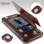 Retro PU Leather Case Multi Card Holders Phone Cases for iPhone 6 Plus & 6s Plus, iPhone 6 Plus, v