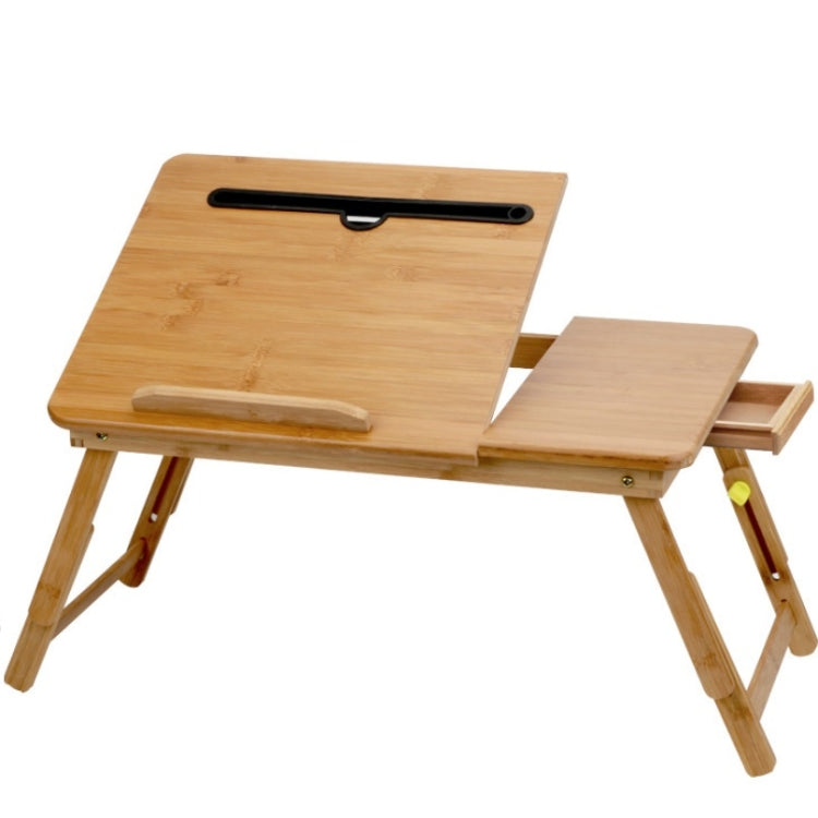 Secretária dobrável para portátil para cama com ranhura para cartão, tipo elevatório, secretária preguiçosa para computador, pequena (50cm) com gaveta, média (54cm) com gaveta, grande (72cm) com gaveta
