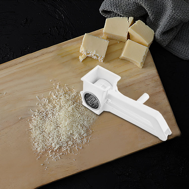 Ralador Rotativo Manual para Queijo, Ralador Multiuso de Plástico, Ralador Manual