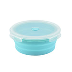 Marmita Dobrável Portátil para Micro-ondas, Marmita Redonda de Silicone, Entrega em Cor Aleatória, Capacidade: 350ml, 350ml, 500ml, 800ml, 1200ml