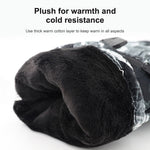 Luvas térmicas de inverno para esqui, impermeáveis, de veludo, espessadas, com ecrã tátil para motociclista, M, L, XL