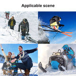 Luvas térmicas de inverno para esqui, impermeáveis, de veludo, espessadas, com ecrã tátil para motociclista, M, L, XL