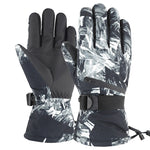 Luvas térmicas de inverno para esqui, impermeáveis, de veludo, espessadas, com ecrã tátil para motociclista, M, L, XL
