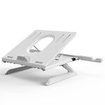 Suporte dobrável multifuncional para portátil, suporte de aumento para monitor, tripé (branco), tripé (preto)