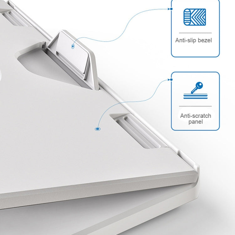 Suporte dobrável multifuncional para portátil, suporte de aumento para monitor, tripé (branco), tripé (preto)