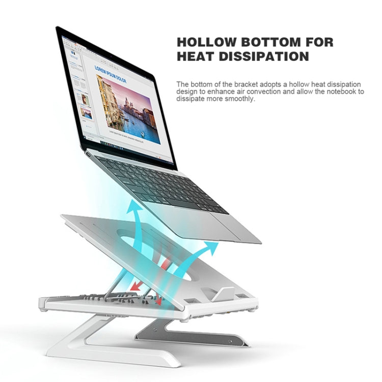 Suporte dobrável multifuncional para portátil, suporte de aumento para monitor, tripé (branco), tripé (preto)