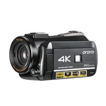 ORDRO AC3 Câmara Digital DV com Ecrã IPS de 3.1 polegadas 4K Full HD 13MP Visão Noturna WiFi, Standard, Standard + Microfone, Standard + Microfone + Suporte de Mão, Standard + Microfone + Luz de Preenchimento