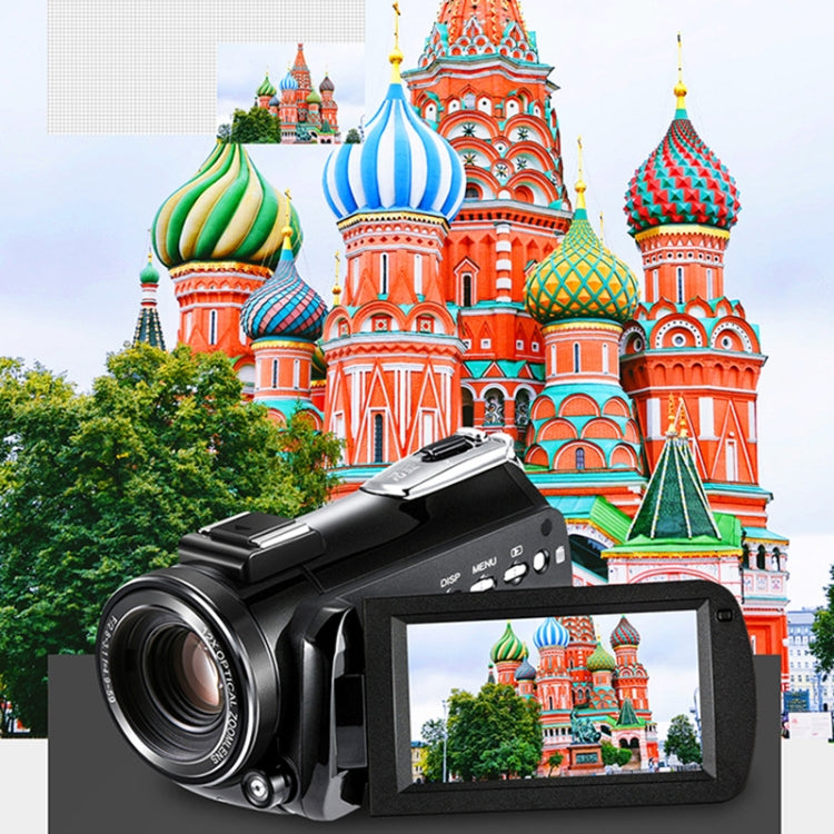ORDRO AC5 Câmara de Vídeo Digital DV com Zoom Óptico 12X, Visão Noturna 4K HD WiFi, Standard, Standard + Microfone, Standard + Microfone + Suporte de Mão, Standard + Microfone + Luz de Preenchimento