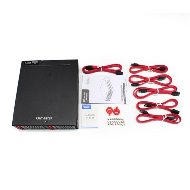 Caixa para Disco Rígido com Seis Baias para Unidade Óptica OImaster MR-6601, MR-6601