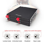 Caixa para Disco Rígido com Seis Baias para Unidade Óptica OImaster MR-6601, MR-6601