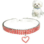 Acessórios Elásticos de Amor para Gatos e Cães, Coleiras para Animais de Estimação, S, M, L