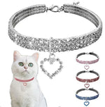 Acessórios Elásticos de Amor para Gatos e Cães, Coleiras para Animais de Estimação, S, M, L
