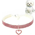Acessórios Elásticos de Amor para Gatos e Cães, Coleiras para Animais de Estimação, S, M, L