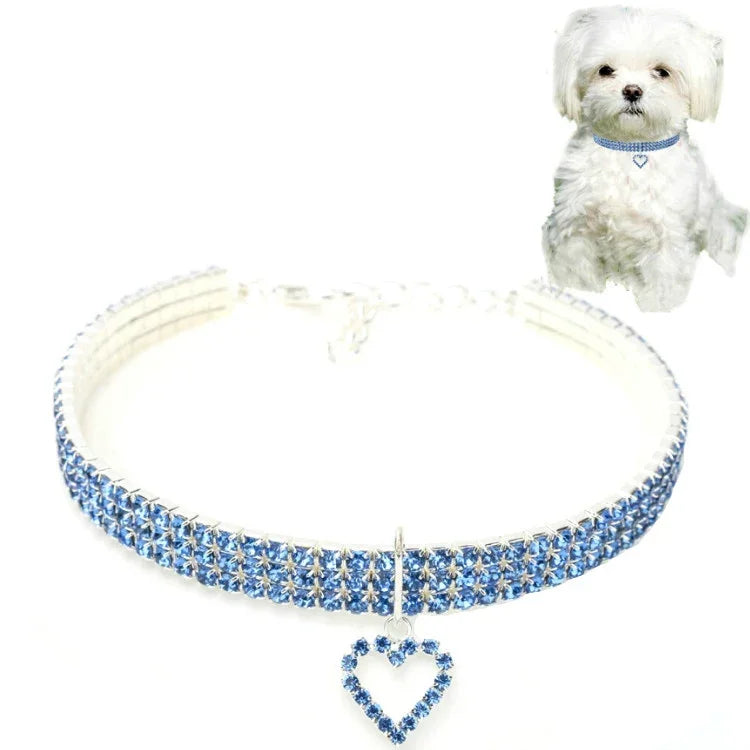 Acessórios Elásticos de Amor para Gatos e Cães, Coleiras para Animais de Estimação, S, M, L