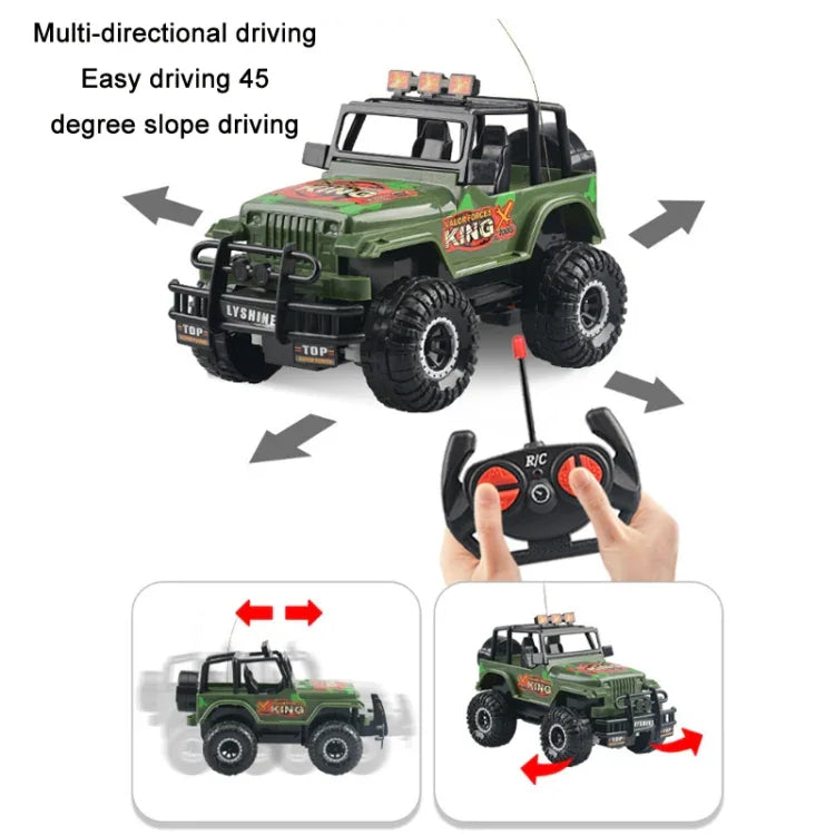 Brinquedos de Carro de Controlo Remoto Elétrico para Crianças com Carregamento USB, Conversível Camuflado, Conversível Vermelho, Buggy Vermelho, Buggy Verde, Buggy Azul