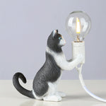 Luz de Gato Lâmpada de Mesa Animal Mini Luz Noturna, Plugue US, Plugue EU, Plugue UK, Plugue AU