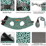 Trela para Gato DogLemi Arnês de Peito Colete Tipo Tração Roupa de Tração para Gato, XS, S