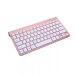 Teclado e Rato Sem Fios Mini USB Externo para Portátil e Computador de Secretária Universal, Teclado, Conjunto de Teclado e Rato