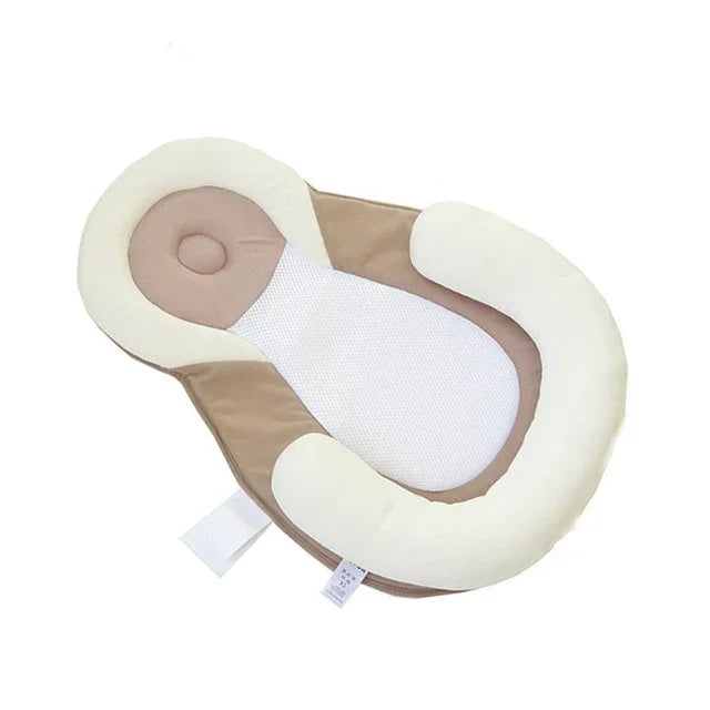 Travesseiro para Bebé, Colchão para Recém-nascido, Almofada de Posicionamento para Sono, Prevenção de Cabeça Chata, Almofadas Anti-Rolamento
