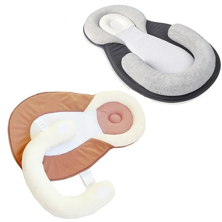Travesseiro para Bebé, Colchão para Recém-nascido, Almofada de Posicionamento para Sono, Prevenção de Cabeça Chata, Almofadas Anti-Rolamento