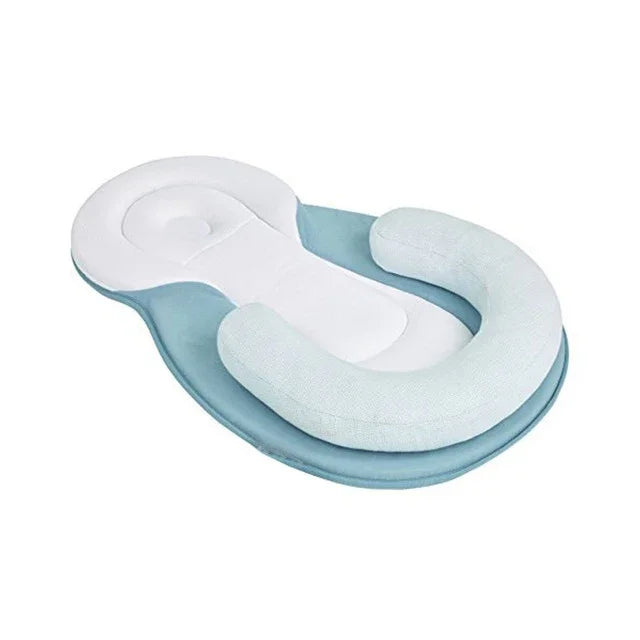 Travesseiro para Bebé, Colchão para Recém-nascido, Almofada de Posicionamento para Sono, Prevenção de Cabeça Chata, Almofadas Anti-Rolamento