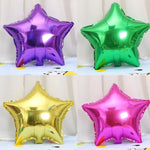 26 Unidades de Balões de Alumínio em Forma de Estrela de 18 Polegadas para Decoração de Feriados, Entrega de Cor Aleatória, Balão de Alumínio