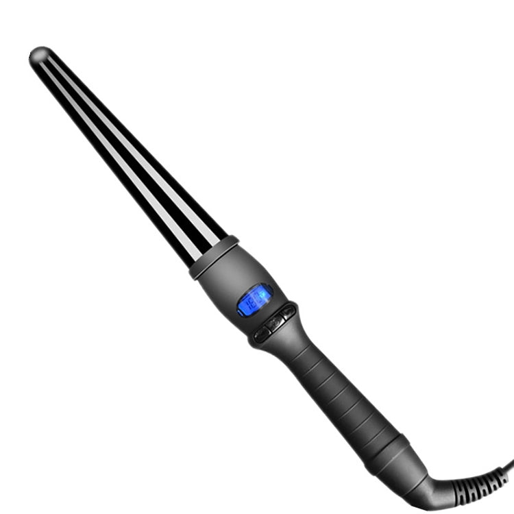 Ferro de Ondular Cónico LCD Tubo Único Cerâmica Esmaltada Cone de Flor de Pêra, 19mm EU, 25mm EU, 25mm US, 19mm US, 32mm EU