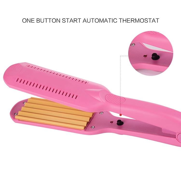 Ferro de Ondular Cerâmico Profissional 220V Ondulado Azul, Rosa, Vermelho, Vermelho Rosado, Branco