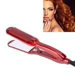 Ferro de Ondular Cerâmico Profissional 220V Ondulado Azul, Rosa, Vermelho, Vermelho Rosado, Branco