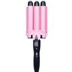 Modelador de Cabelo Automático para Permanente Cerâmico 20-32m 3 Barris Ferro de Ondular para Ondas Grandes, 32mm