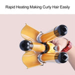 Modelador de Cabelo Automático para Permanente Cerâmico 20-32m 3 Barris Ferro de Ondular para Ondas Grandes, 32mm