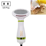 Secador de Pelo para Animais, Pente Elétrico para Limpeza de Cão e Gato, Plugue US, Plugue UK
