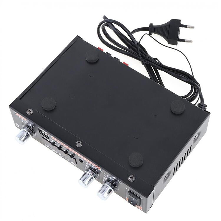 Amplificador de Potência Digital Inteligente G30 com Bluetooth / USB / SD / FM Incorporados, Plugue UE