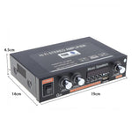 Amplificador de Potência Digital Inteligente G30 com Bluetooth / USB / SD / FM Incorporados, Plugue UE