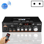 Amplificador de Potência Digital Inteligente G919 com Bluetooth / USB / SD / FM Incorporados, Mini Amplificador de Potência, Plugue UE