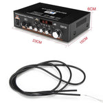 Amplificador de Potência Digital Inteligente G919 com Bluetooth / USB / SD / FM Incorporados, Mini Amplificador de Potência, Plugue UE