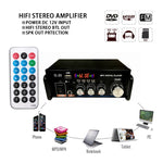 Amplificador de Potência Digital Inteligente G20 com Bluetooth / USB / SD / FM Incorporados, Plugue UE