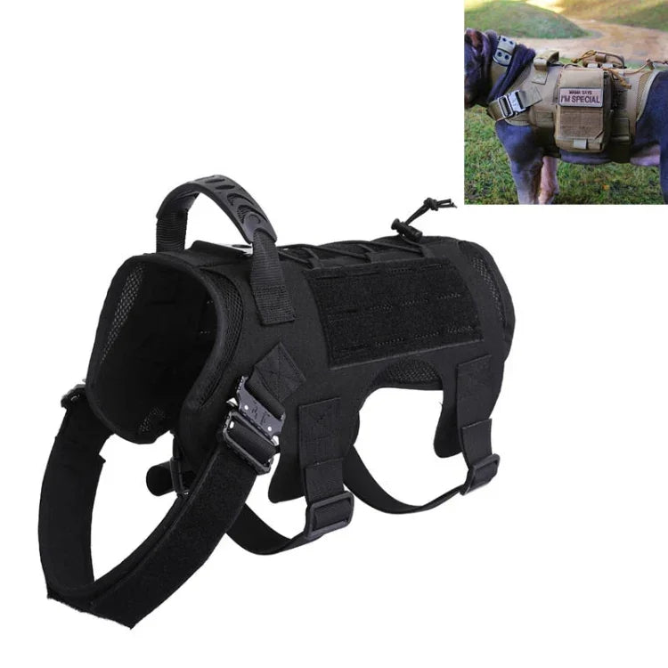 Colete de Treino para Cães Equipamento para Exterior Roupas para Animais de Estimação, M, L
