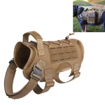 Colete de Treino para Cães Equipamento para Exterior Roupas para Animais de Estimação, M, L