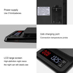 Balança de Café Manual para Uso Doméstico, Balança Inteligente USB com Temporizador, 3kg/0,1g, 5kg/0,1g, 10kg/1g