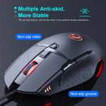 Rato Gaming USB com Fios iMICE T91 8 Teclas 7200DPI Luminoso, Comprimento do Cabo: 1,8m